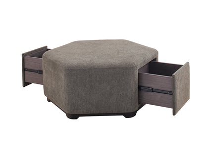 Frick Ottoman with drawer