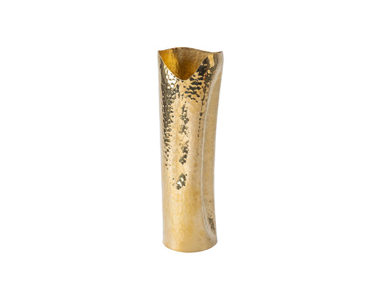 Distressed Vase, Gold Tall