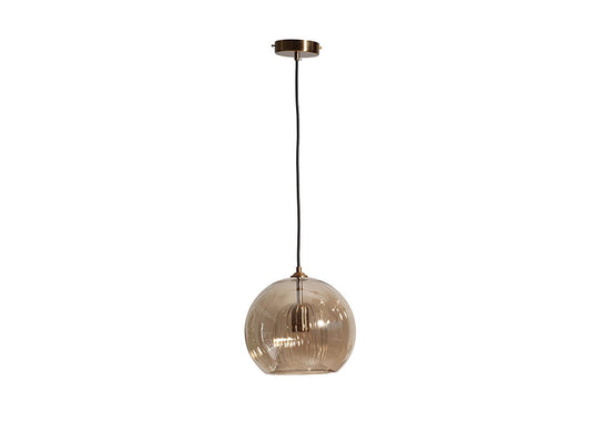 Arren Glass Ceiling Light, Amber