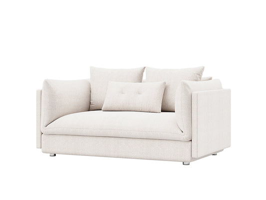 Flynn 2 Seat Sofa Fila Cream Fabric