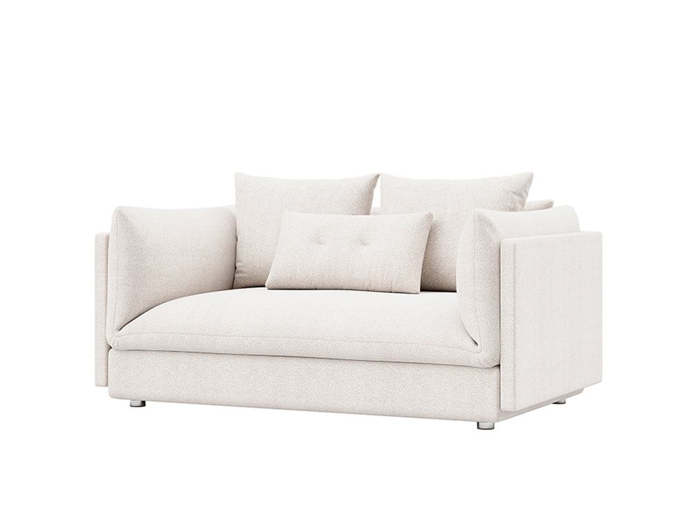 Flynn 2 Seat Sofa Fila Cream Fabric