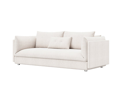 Flynn 3 Seat Sofa Fila Cream Fabric