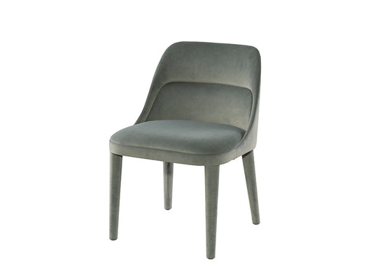 Juliet Dining Chair Furla Forest Green Fabric