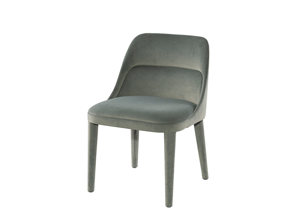 Juliet Dining Chair Furla Forest Green Fabric