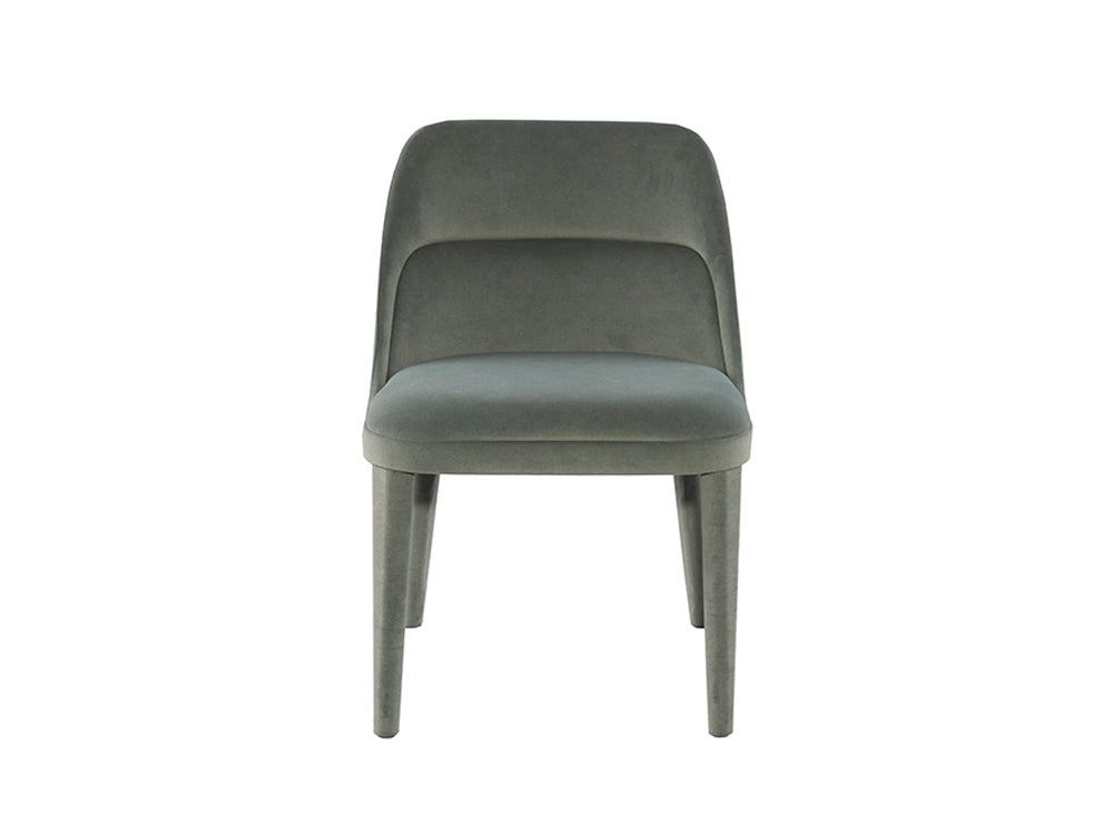 Juliet Dining Chair Furla Forest Green Fabric