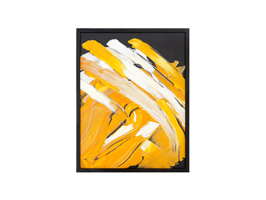 Modern Yellow Paint Abstract II