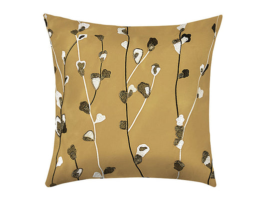 Blossom Velvet Cushion Cover, Sand 50x50cm
