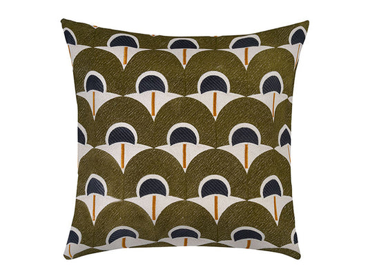Camber Cushion Cover, Green 50x50cm